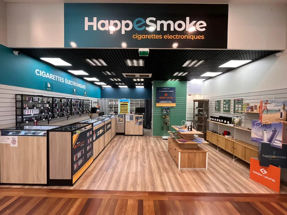 Vitrine du magasin HappeSmoke Sens